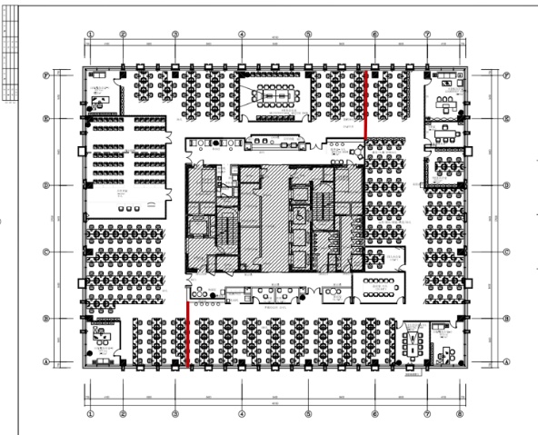 大望京中心      4500 平米办公室   